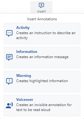 Insert-Overview