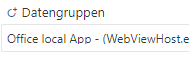 Applikationen-Modul-Zuweisung-Datengruppe
