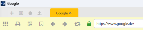 Business-Browser-Aufnahme-Leiste-gelb