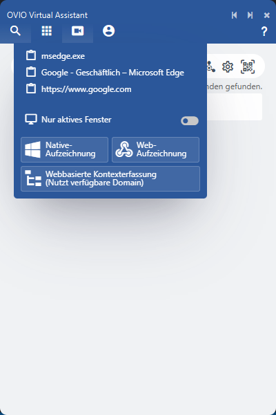 Web-Aufzeichnung