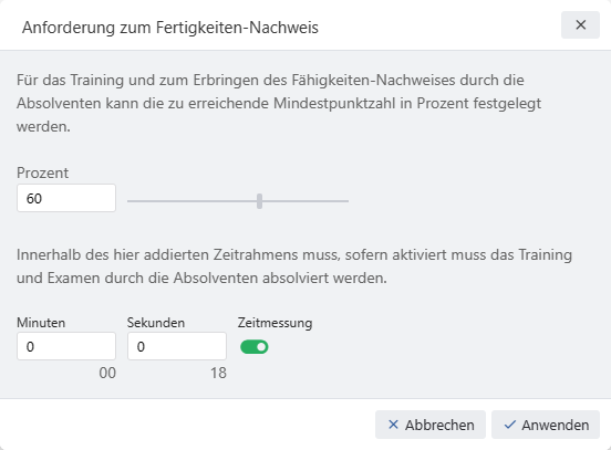 Zertifizierung