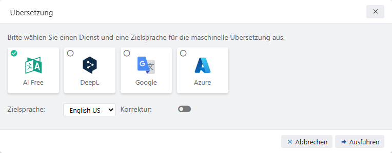 KI-Dienste-Übersicht